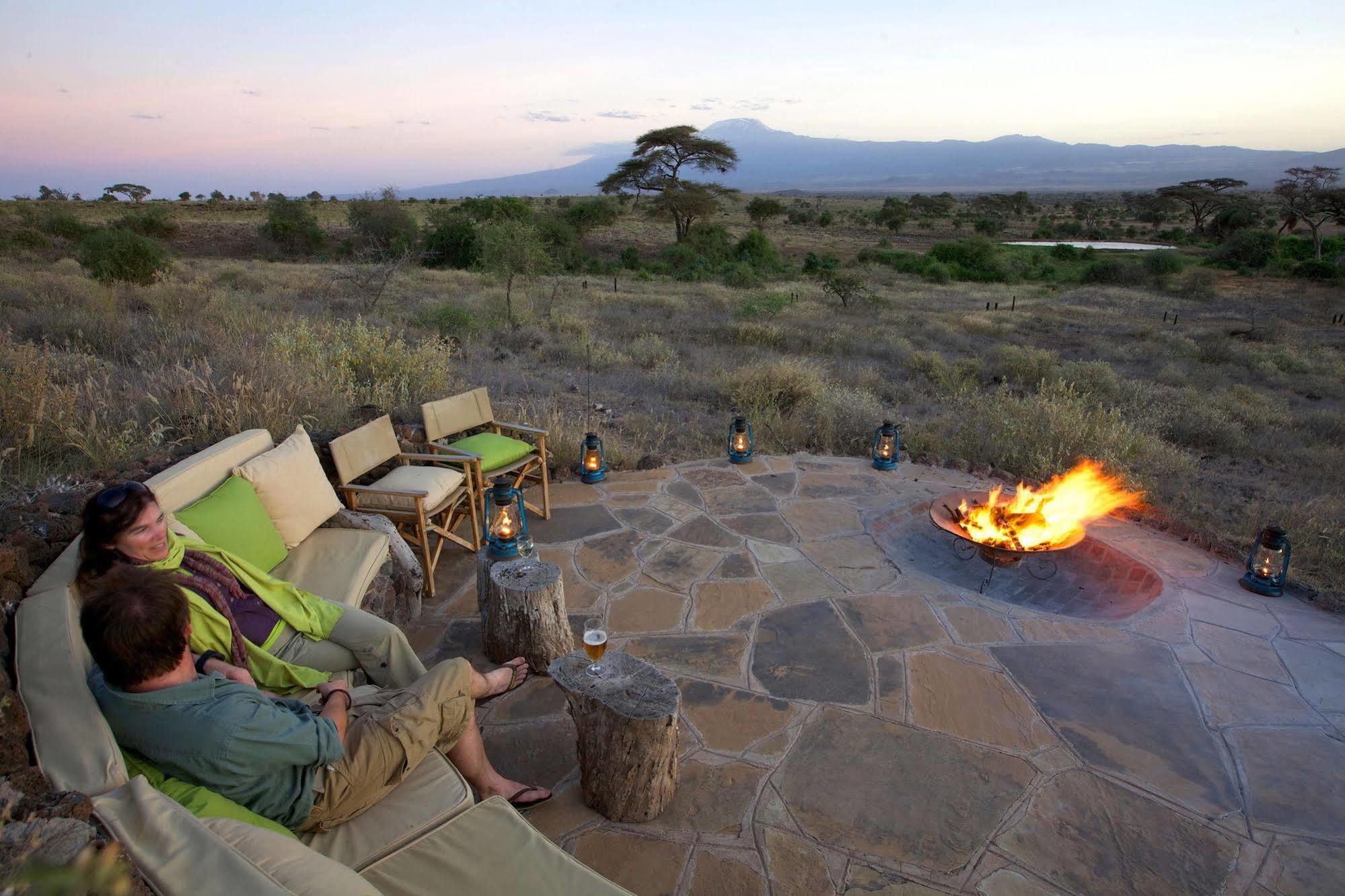 Hotel Elewana Tortilis Camp Amboseli-Nationalpark Exterior foto