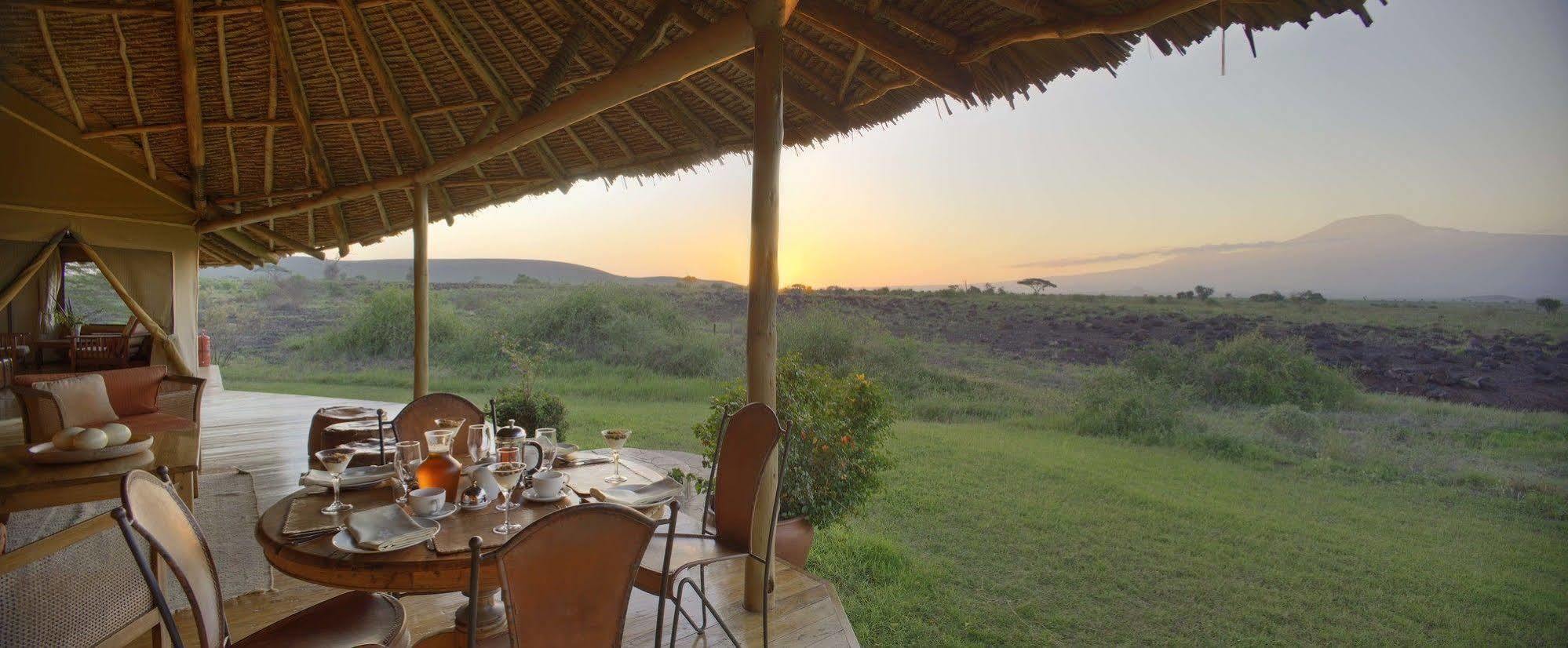 Hotel Elewana Tortilis Camp Amboseli-Nationalpark Exterior foto