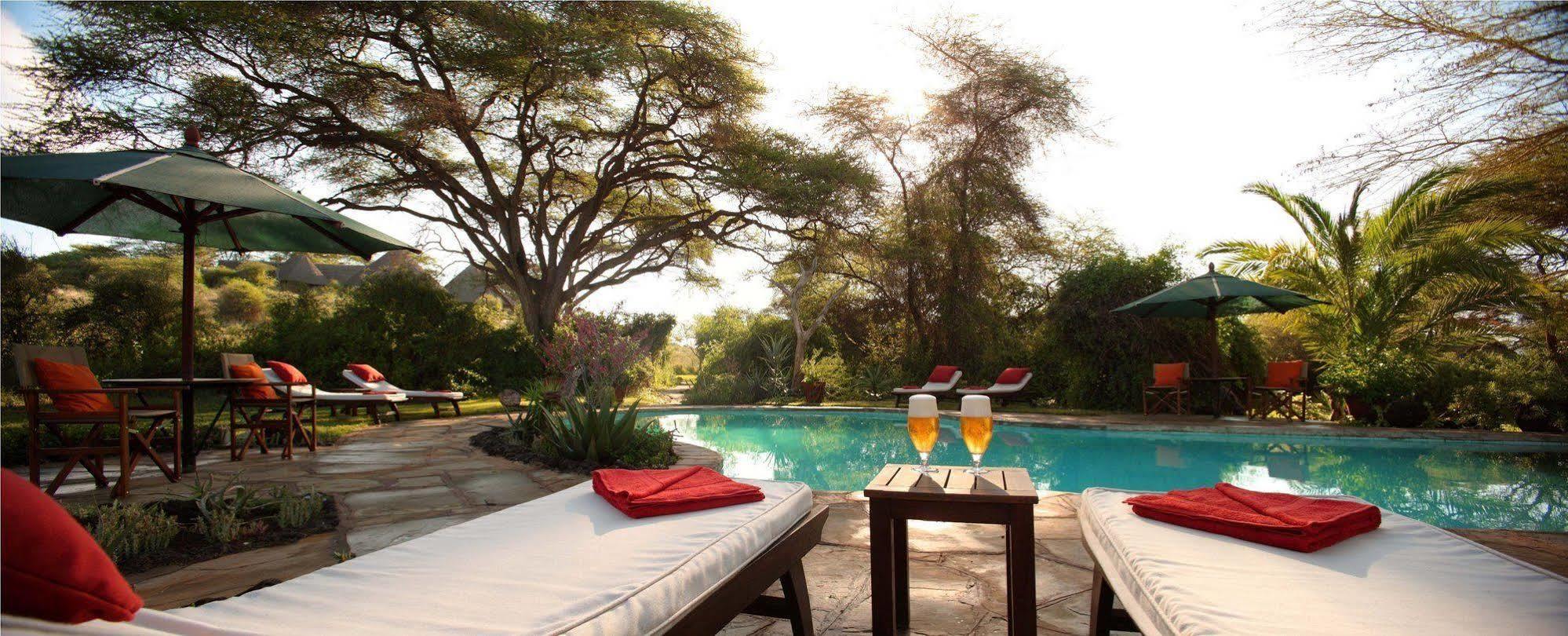 Hotel Elewana Tortilis Camp Amboseli-Nationalpark Exterior foto