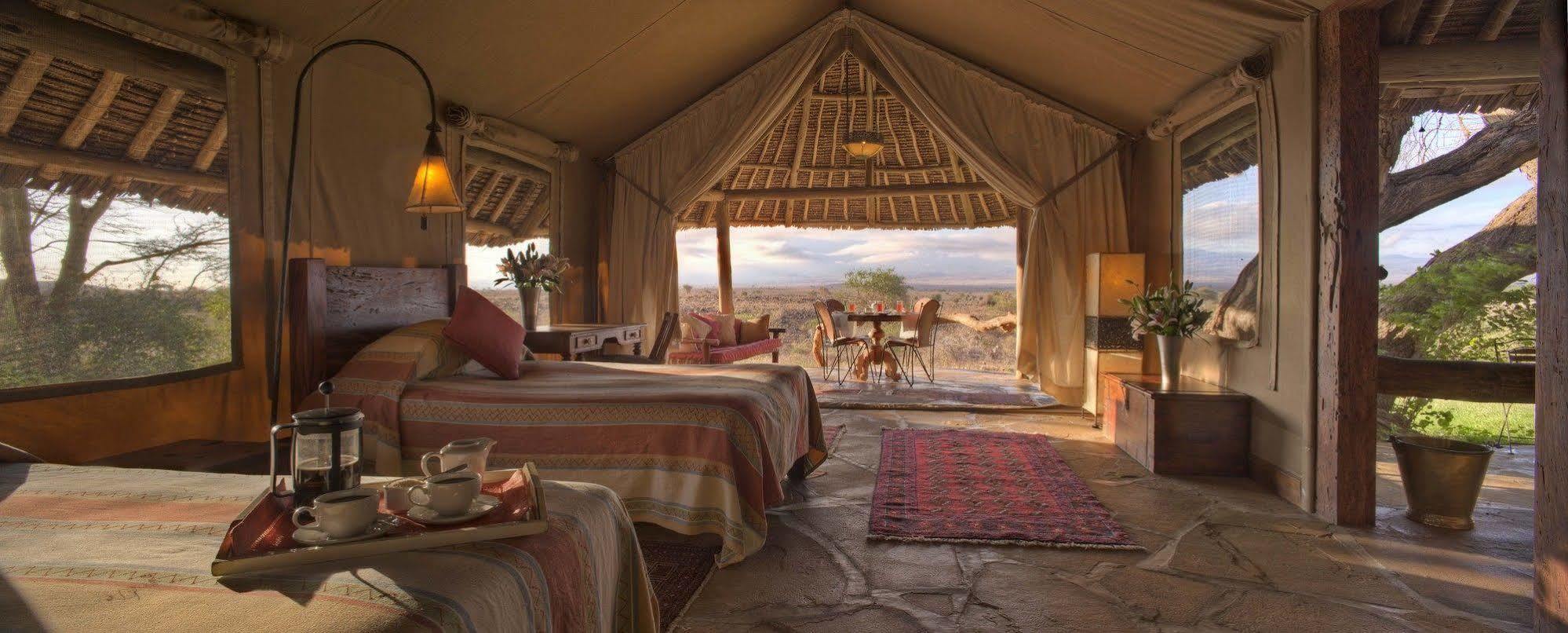 Hotel Elewana Tortilis Camp Amboseli-Nationalpark Exterior foto