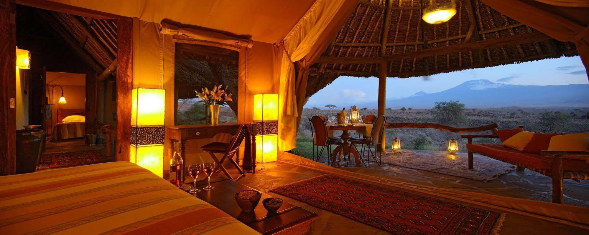 Hotel Elewana Tortilis Camp Amboseli-Nationalpark Exterior foto